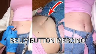 belly button piercing navel piercing [upl. by Onileva]