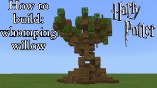 How to build Whomping Willow from Harry Potter in Minecraft [upl. by Nisotawulo636]