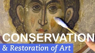 Conservation amp Restoration of Art  LittleArtTalks [upl. by Sacrod]