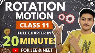 Rotation Motion Class 11  Physics  For JEE amp NEET  Full Revision In 20 Minutes [upl. by Biddy]