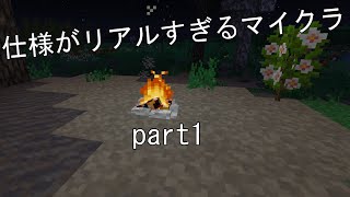 仕様がリアルすぎるマイクラ1 マイクラ マインクラフト tfc [upl. by Nylde576]