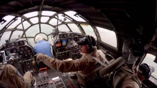 Crawl through a B29 Superfortress IN FLIGHT  RealTime procedures  ATC  Oshkosh AirVenture [upl. by Amian]