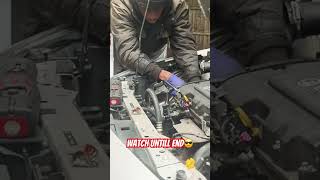 Alternator Belt Removing Process in Timelaps automobile mechanic repair howto crankshaft [upl. by Anayaran]