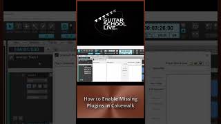 How to Enable Missing Plugins in Cakewalk cakewalk [upl. by Ailic]