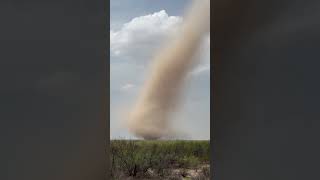 Large Landspout Forms in Western Texas [upl. by Kean]