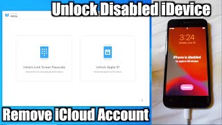 How to Unlock a Disabled iPhone or Remove iCloud Without iTunes Giveaway  Tenorshare 4uKey [upl. by Anom]