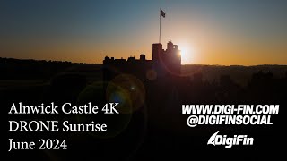 Alnwick Castle Early Dark Knight 4K [upl. by Lederer]