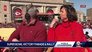 Shooting reported at Kansas City Chiefs Super Bowl Victory Rally [upl. by Iuq]