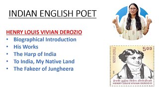 Henry Louis Vivian Derozio Biography  The Harp Of India Summary  The Fakeer of Jungheera Summary [upl. by Kitty]