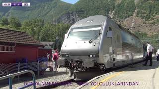 FLAMSBANA TRAIN NORWAY FLAM MYRDAL IS ONE OF THE MOST BEAUTIFUL TRAIN TOURS IN THE WORLD [upl. by Engis]