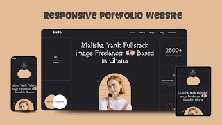 How to make Personal Portfolio HTML CSS and JavaScript  personal Website [upl. by Bonine]