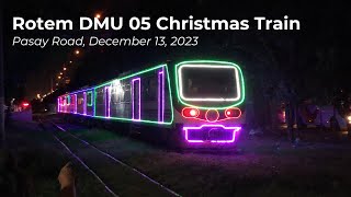 Philippine National Railways PNR DMU 05 as Christmas Train — December 13 2023 [upl. by Reeher]