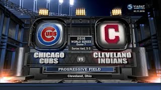 2016 World Series  Game 7  Cubs at Indians  7pm CDT  MLB International [upl. by Naujid316]