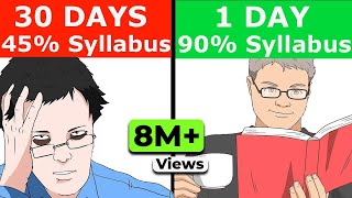 FASTEST WAY TO COVER ENTIRE SYLLABUS 1 DAYNIGHT BEFORE EXAMS  HOW TO STUDY IN EXAM TIME [upl. by Enak]