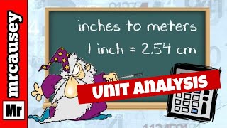 How to Use Unit Analysis  Dimensional Analysis [upl. by Fabron]