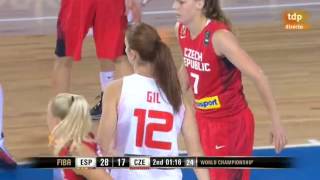 Campeonato del Mundo de baloncesto femenino España Rep Checa [upl. by Naul]