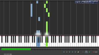 Keyboard  Piano Tutorial  My bonnie lies over the ocean [upl. by Yrallih716]