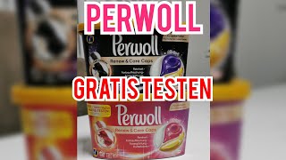 Perwoll Renew amp Care Color amp Schwarz Caps GRATIS TESTEN [upl. by Orelu]