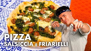 Pizza salsiccia e friarielli COME IN PIZZERIA [upl. by Eissed349]