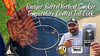 Temperature Control Test Cook Badger Barrel [upl. by Ardnatal]