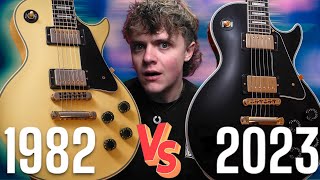 1982 vs 2023 Gibson Les Paul Custom [upl. by Acinorrev]