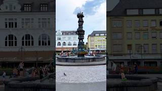 The Historiensäule History Column Fountain ⛲️  Old Town Koblenz [upl. by Ala421]