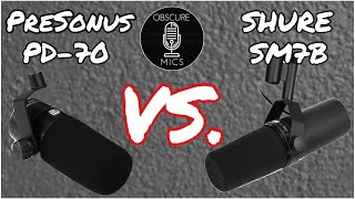 PreSonus PD70 VS The Shure SM7B  Are looks the only similarity [upl. by Jephthah74]