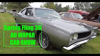 SPRING FLING 36 ALL MOPAR CAR SHOW [upl. by Sairu]