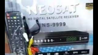 NEOSAT NS9999 HD RECEIVER POWERVU KEY NEW SOFTWARE [upl. by Bora]