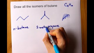 Draw all the Isomers of Butane [upl. by Krystyna69]