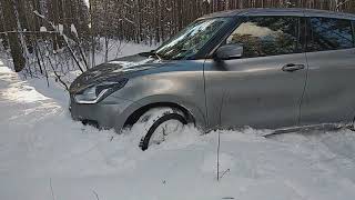 Suzuki Swift 12H AllGrip on Snow [upl. by Mathian974]