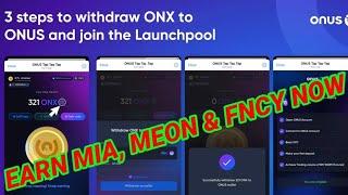 HOW TO WITHDRAW ONX TOKEN SUCCESSFULLY FROM TELEGRAM TO ONUS EXCHANGE APP [upl. by Flip]