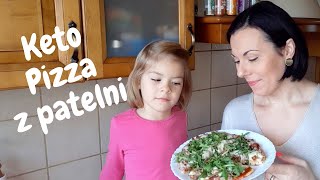 Keto Pizza z Patelni  Serowa Smaczna i Szybka  Aneta Florczyk [upl. by Atiuqcaj]