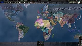 HOI4 Novum Vexillum Timelapse AI Only Chaos mode [upl. by Nnyrb]