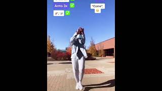 Singing in the shower  Becky G NEW TikTok Dance Tutorial [upl. by Kinnon]