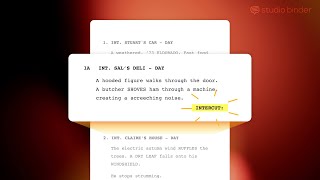 How to Format a Screenplay — How to Intercut Scenes in a Script [upl. by Olimpia899]