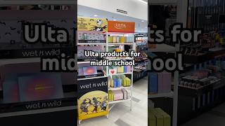 Ulta favs for middle school✏️ ultabeauty ultahaul beautyshorts beauty skincare backtoschool [upl. by Cilurzo]