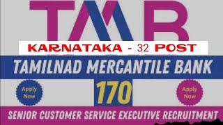 TMB  SENIOR CUSTOMER SERVICE EXECUTIVE  170 POST [upl. by Soutor627]