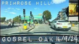 Primrose Hill NW1 to Gospel Oak NW5 16924 [upl. by Imij]