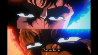 Kenshiro vs Raoh HD FINAL BATTLE  4K AI Remaster [upl. by Halas]