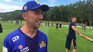 Highlanders play cricket against Otago Volts [upl. by Ellinehc224]