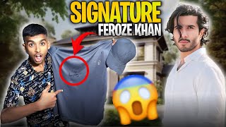 Take a Signature Of Pakistani Biggest Actor Feroze Khan On My TShirt And Cap😱 [upl. by Vivle]