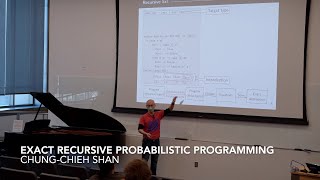 Exact Recursive Probabilistic Programming  ChungChieh Shan [upl. by Rehctaht]