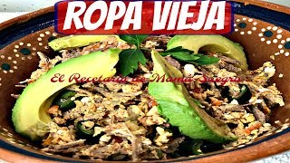 ROPA VIEJARECETA FAMILIARESTILO VERACRÚZDELICIOSA [upl. by Shaffert]