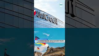 Commerzbank CFO to Lead Talks with UniCredit Amid Takeover Interest [upl. by Garey]