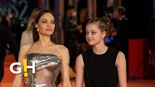 Entertainment  Angelina Jolies Daughter Goes Viral For Dance Moves  Gossip Herald [upl. by Nylrahc]