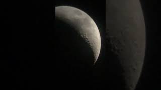 Luna Creciente hoy en Brasil moonlive moon luna [upl. by Min]