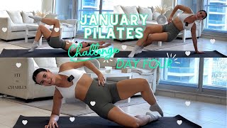 January Pilates Challenge Day 4  25 minute full body 😰 [upl. by Mckay]