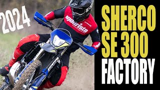 TEST SHERCO ENDURO 300 FACTORY 2024 [upl. by Bosch]