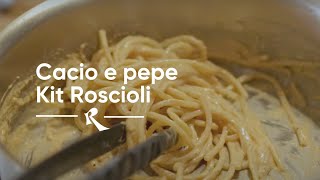 How to make Cacio e Pepe with Roscioli kit  la Ricetta [upl. by Ahsinaj]